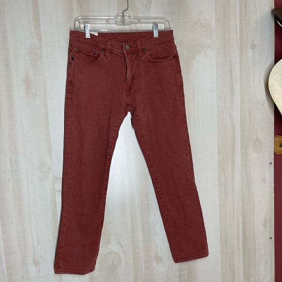 Abercrombie and Fitch red rust color skinny jeans,‎ size 29 - Picture 2 of 16